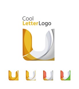 创意字母U标志设计