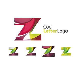 酷炫字母Z标志设计