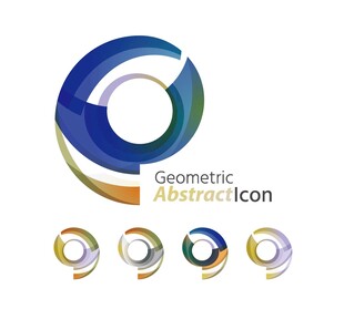 几何抽象图标集合