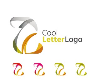 酷炫字母标志设计示例