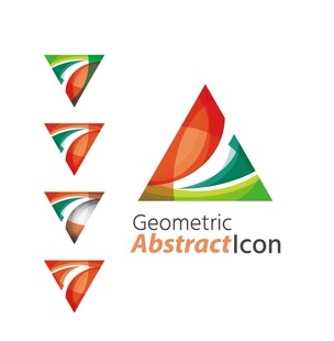 几何抽象图标集合