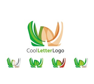 酷炫字母标志设计示例