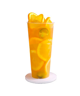 鲜橙果茶