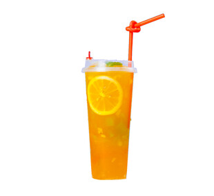 柠檬柚子菠萝水果茶