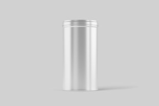 简约铝罐包装圆柱形容器展示样机