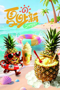 夏日海边新品果汁盛宴