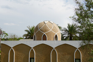 中东风格穹顶建筑景观