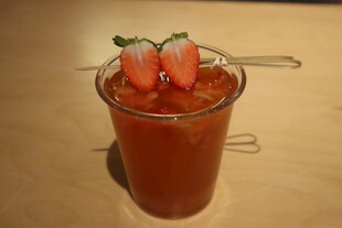 草莓冰饮