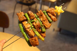 牛肉圣诞树串
