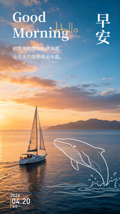 早安海报