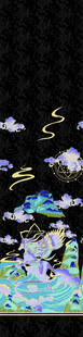 梦幻星空飞鸟光影汉服
