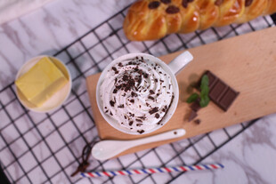 咖啡搭配点心美食