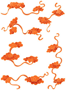 中式传统云纹图案设计