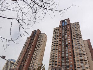 城市高层住宅楼景观