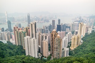 香港城市与山林景观