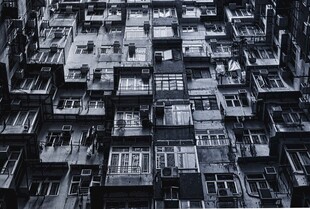 密集居民楼景象