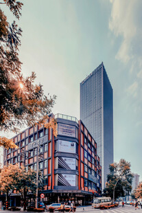 城市中现代风格的建筑景观