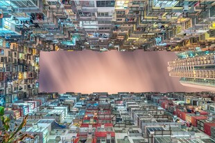 未来科幻风城市景观画面
