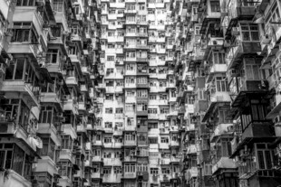 密集居民楼景象