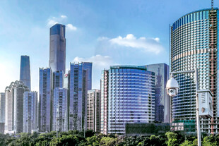 现代都市摩天大楼景观