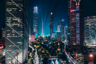 都市璀璨夜景