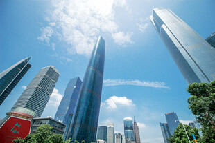 都市摩天大楼景观