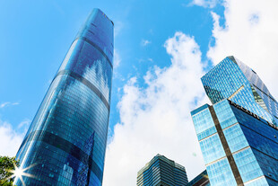 都市摩天大楼景观