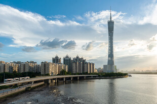 广州城市天际线与地标建筑