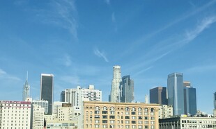 洛杉矶城市天际线景观