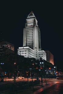 洛杉矶市政厅夜景