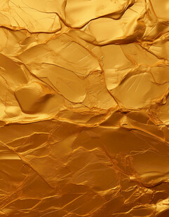 金色褶皱纹理背景图