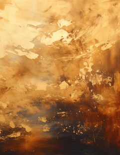 梦幻金色天空景观