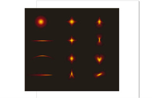 光源 光影 矢量图 素材 图案