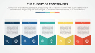 卡片横向标签信息图