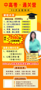 中高考通关海报