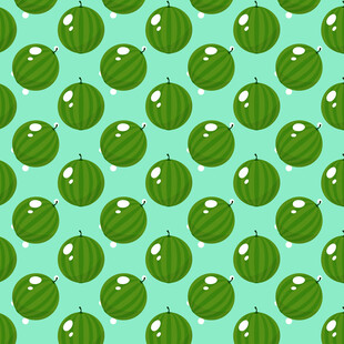 西瓜图案背景