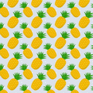 菠萝图案背景图