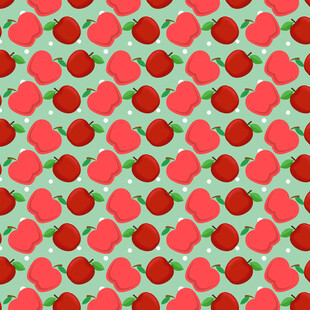 苹果图案背景纹理