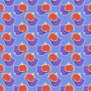 无花果图案背景