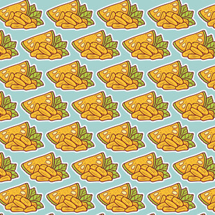 菠萝蜜图案背景