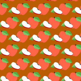 苹果图案背景纹理设计