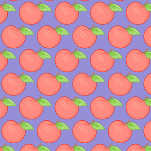 桃子图案背景 