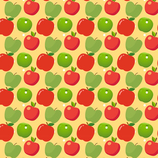 苹果图案背景图