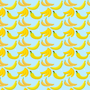 香蕉图案背景 