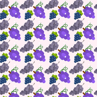 紫色葡萄图案背景纹理