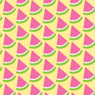 西瓜切片图案背景纹理