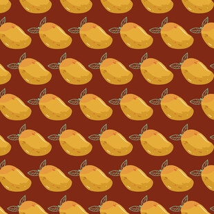 芒果图案无缝背景图