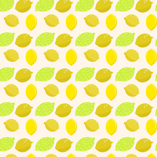 柠檬图案背景