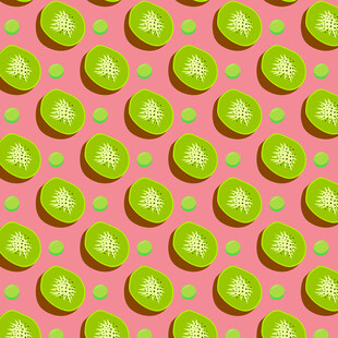 猕猴桃图案背景