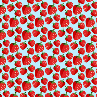 草莓图案背景图